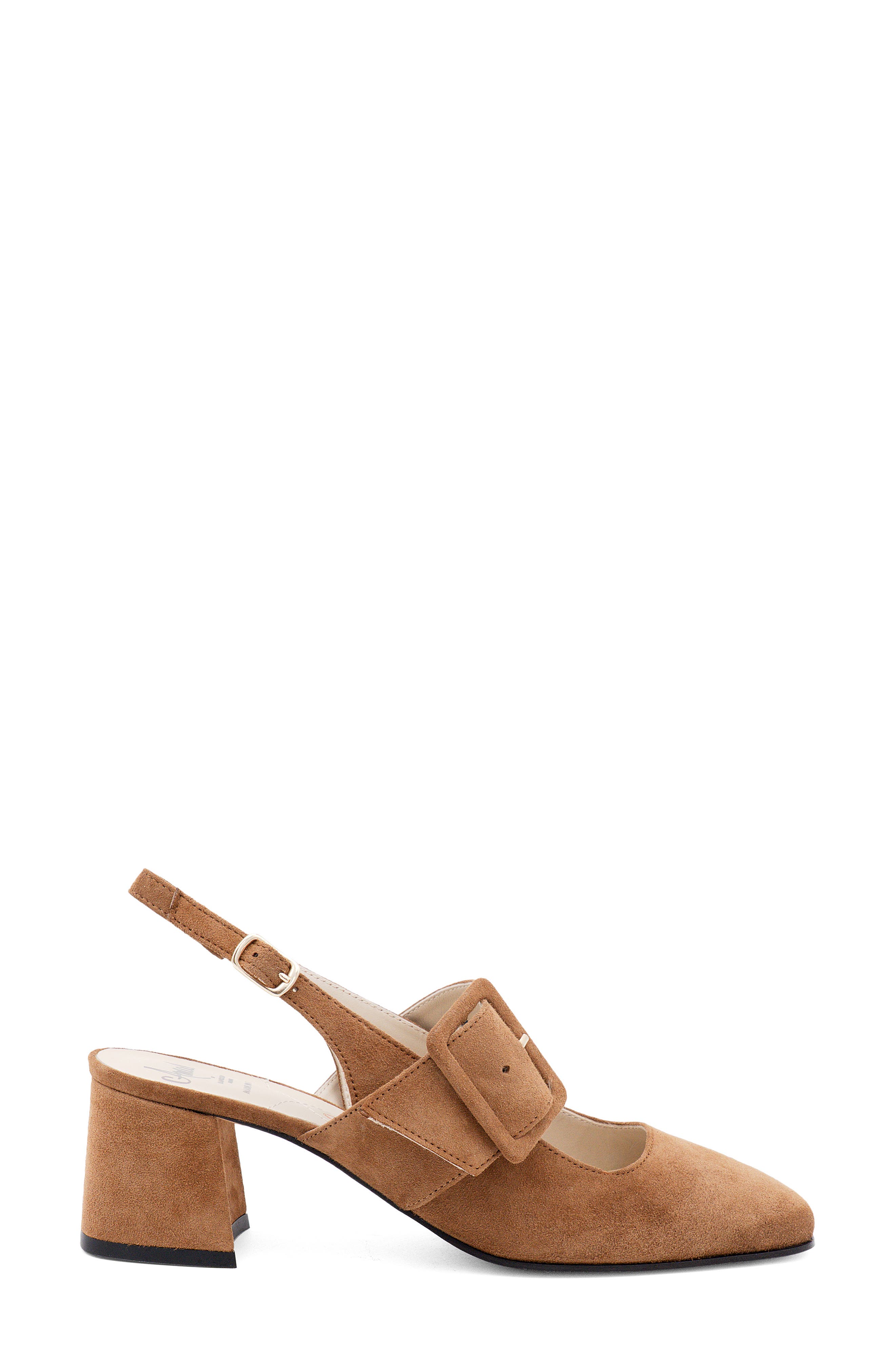 Selva Slingback Pump, Alternate, color, TOASTED SUEDE