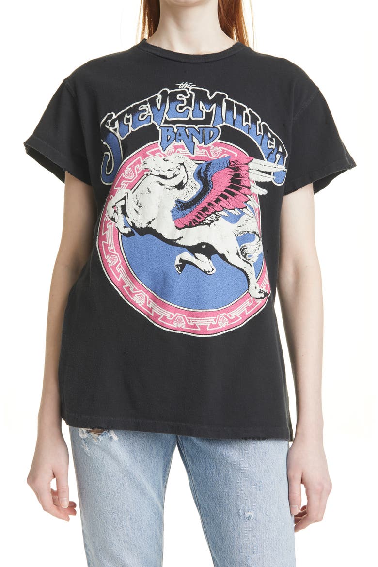 Women's Steve Miller Band Graphic Tee, Main, color, COAL