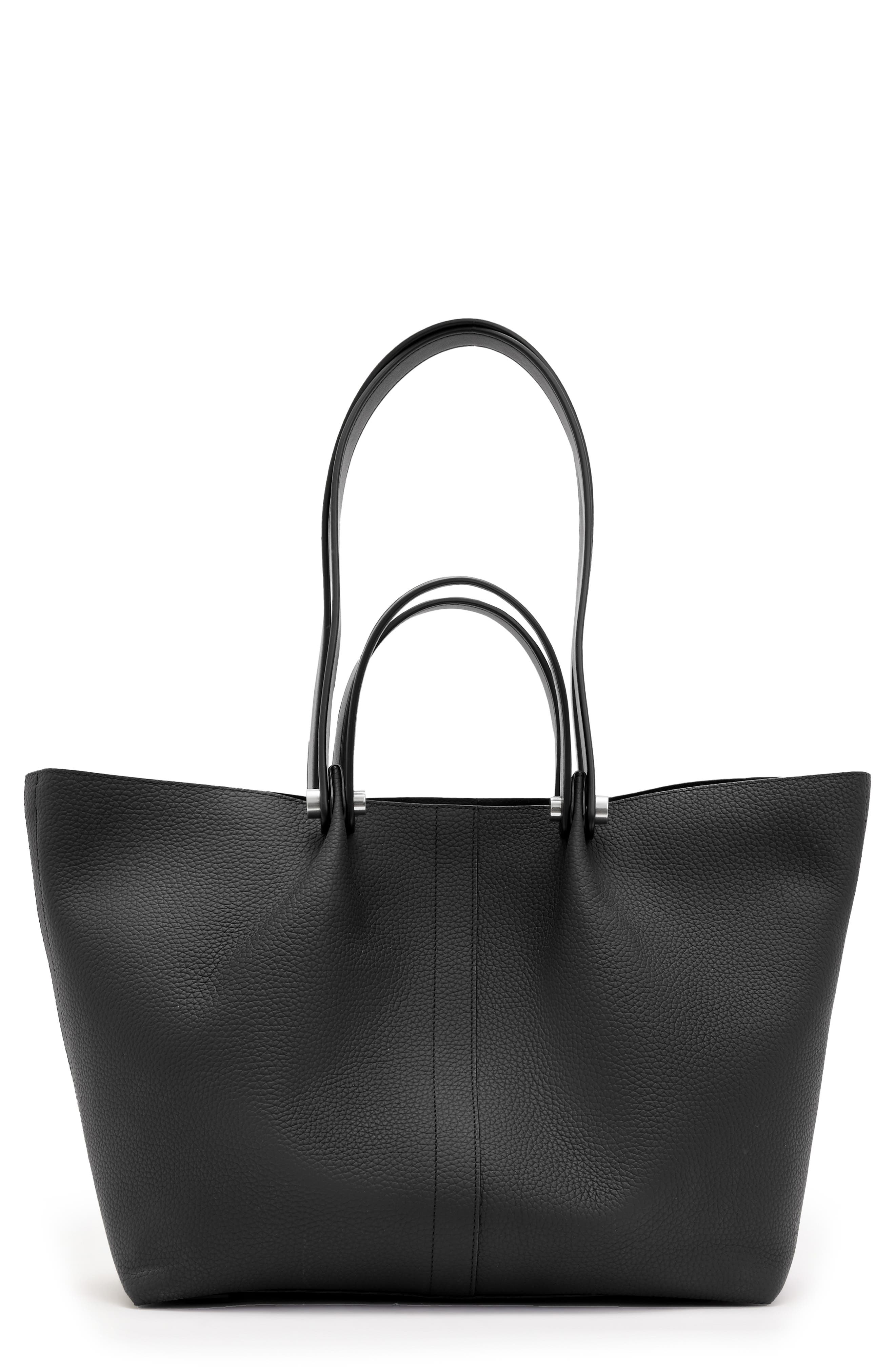 AllSaints Small Allington Tote, Main, color, 