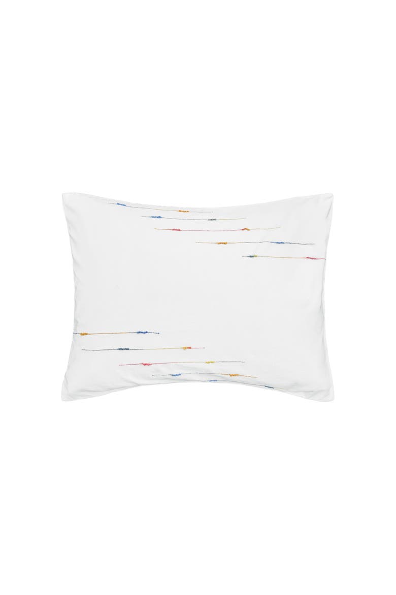 Raina Cotton Standard Pillow Sham, Main, color, White
