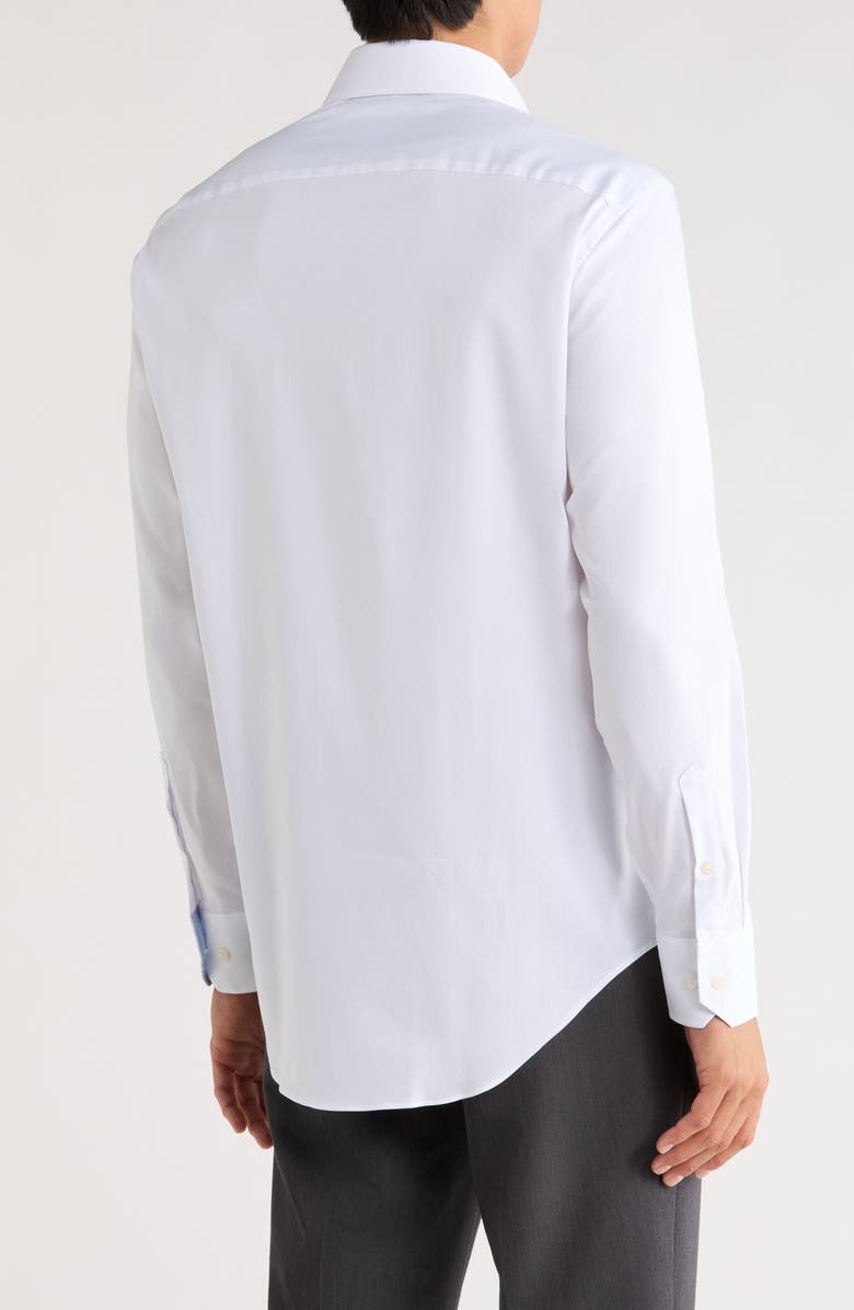 Ted Baker London Slim Fit Four-Season Performance Dress Shirt, Alternate, color, White