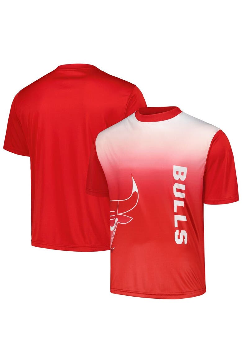 Men's Red Chicago Bulls Sublimated T-Shirt, Main, color, Red