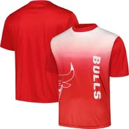 FANATICS Men's Red Chicago Bulls Sublimated T-Shirt