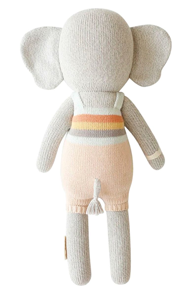 cuddle+kind cuddle + kind Evan the Elephant Stuffed Animal, Alternate, color, Grey