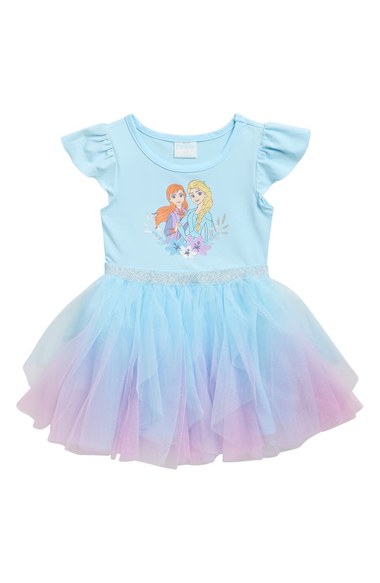 Happy Threads Kids' x Disney Frozen Ballerina Tutu Dress, Main, color,