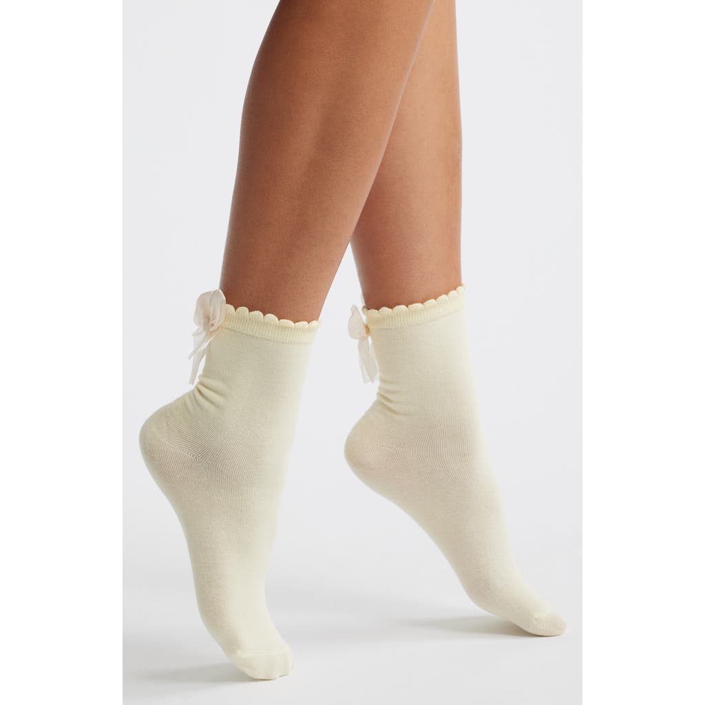 Casa Clara Lila Bow Quarter Socks