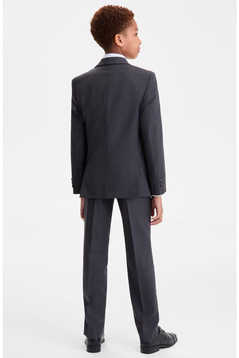 Kids' Houndstooth Sport Coat, Alternate, color, CHARCOAL
