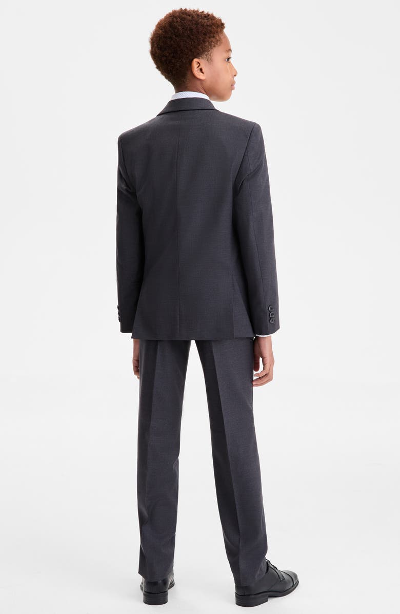 Tallia Kids' Houndstooth Sport Coat, Alternate, color, Charcoal