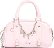 Madden Girl Kids' Crinkle Faux Leather Bowler Bag