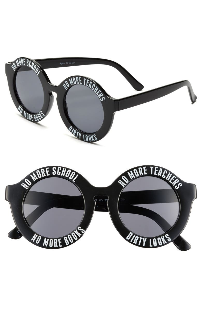 FantasEyes FE NY 'Cross My Heart' 44mm Sunglasses, Main, color,
