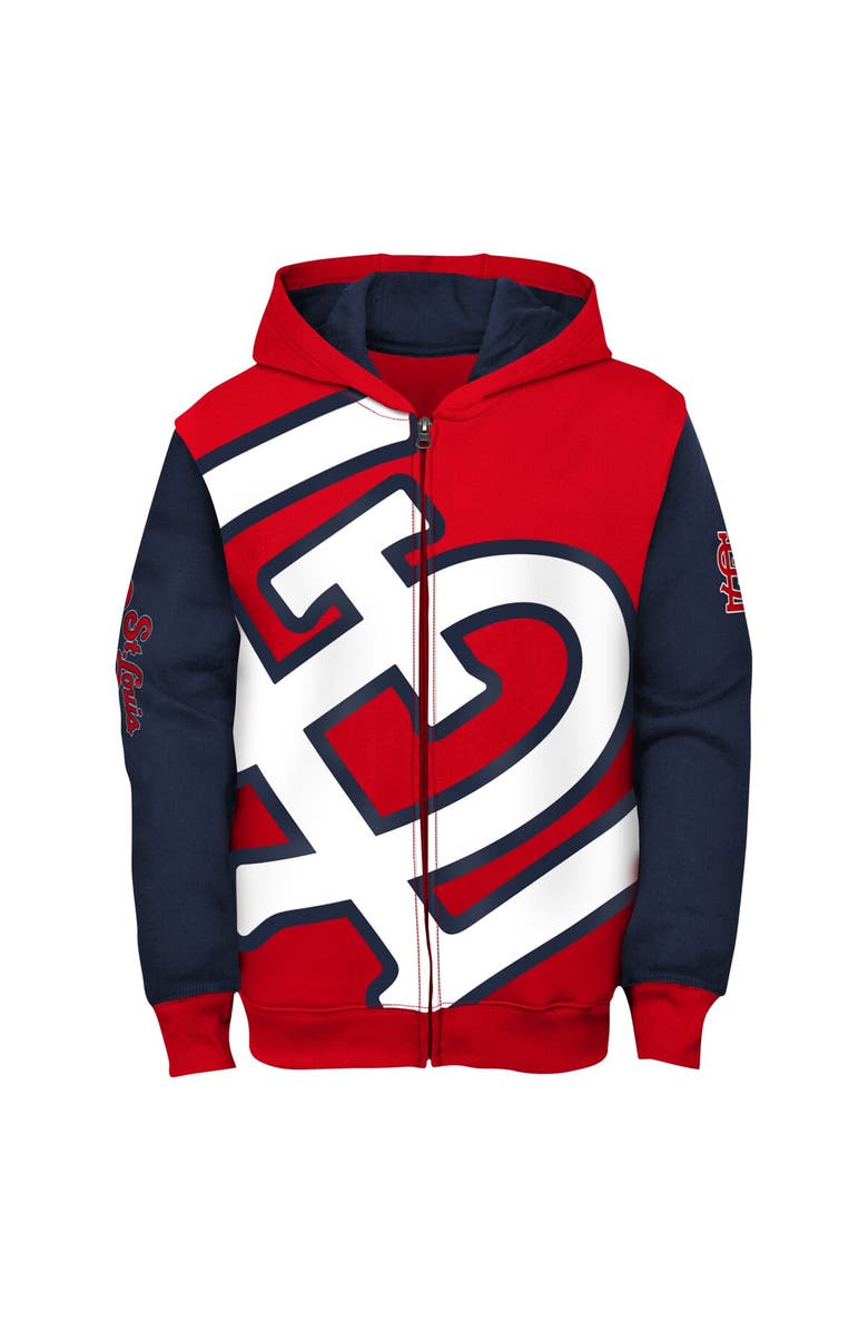 Outerstuff Toddler Red St. Louis Cardinals Postcard Full-Zip Hoodie, Alternate, color, Red