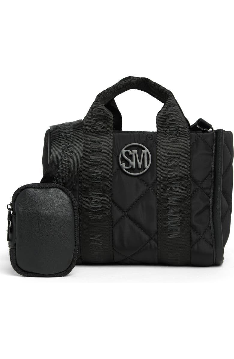 Steve Madden Nylon Quilted Crossbody Bag, Main, color,