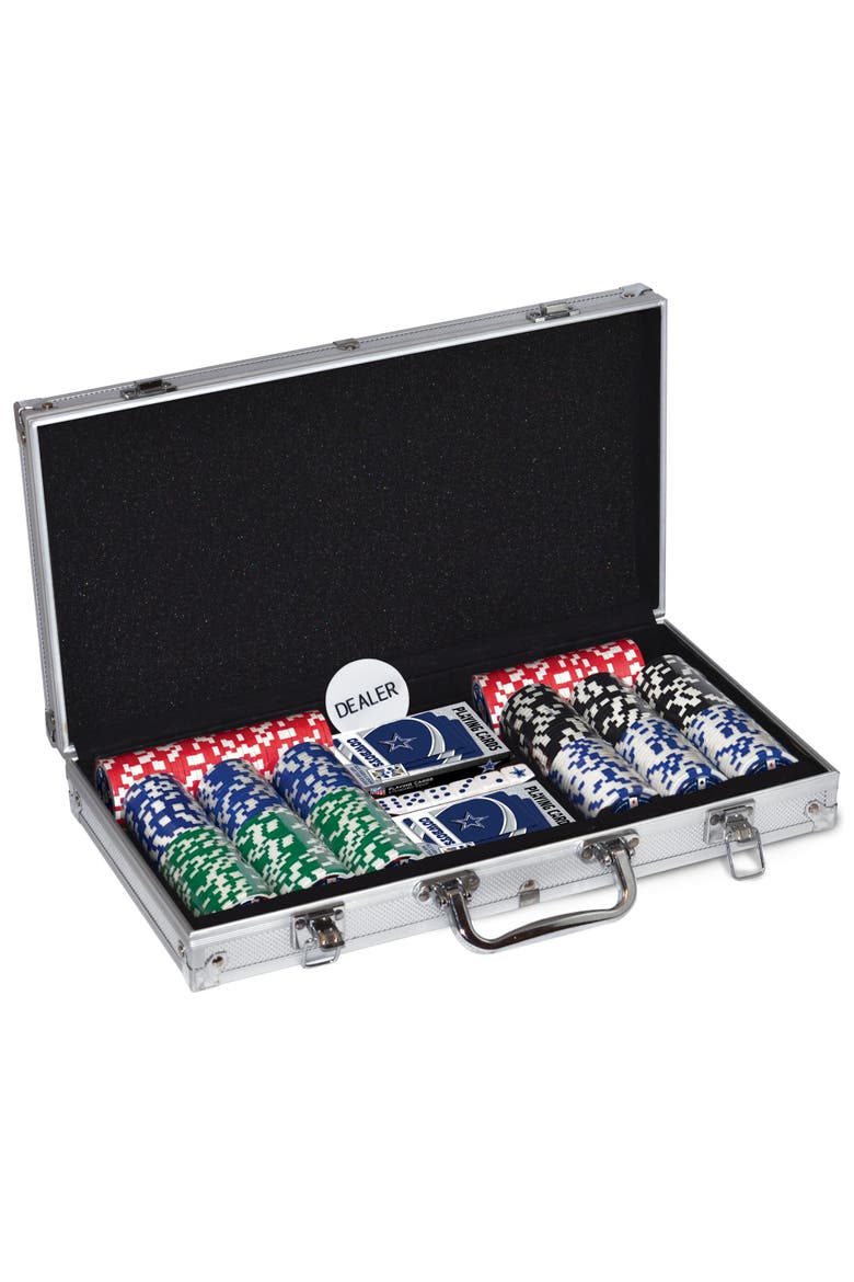 Dallas Cowboys 300 Piece Poker Set, Alternate, color, Multicolor