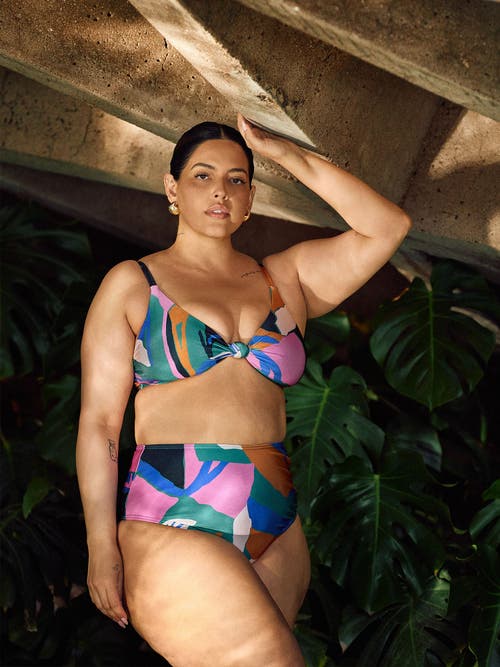 Villa Fresca Blake Bikini Swim Bottoms In Lush