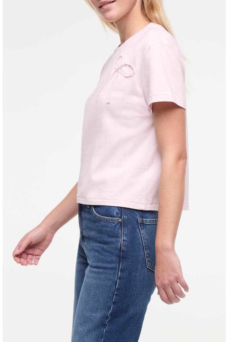 Pretty Bow Appliqué T-Shirt, Alternate, color, PALE LILAC