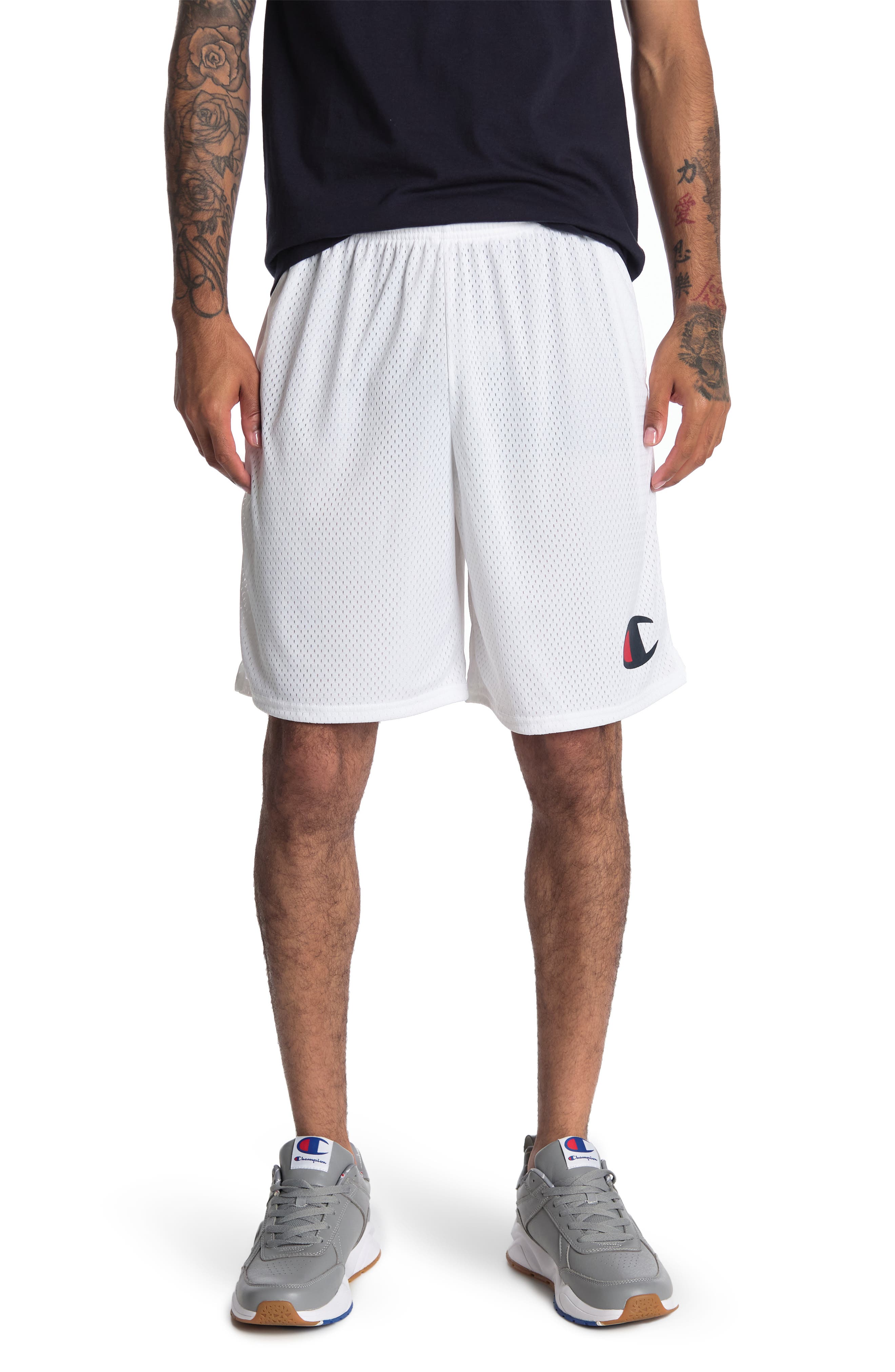 Champion Logo Mesh Shorts (Men) | Nordstromrack