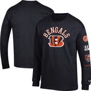 Champion Men's Champion Black Cincinnati Bengals Seal Long Sleeve T-Shirt