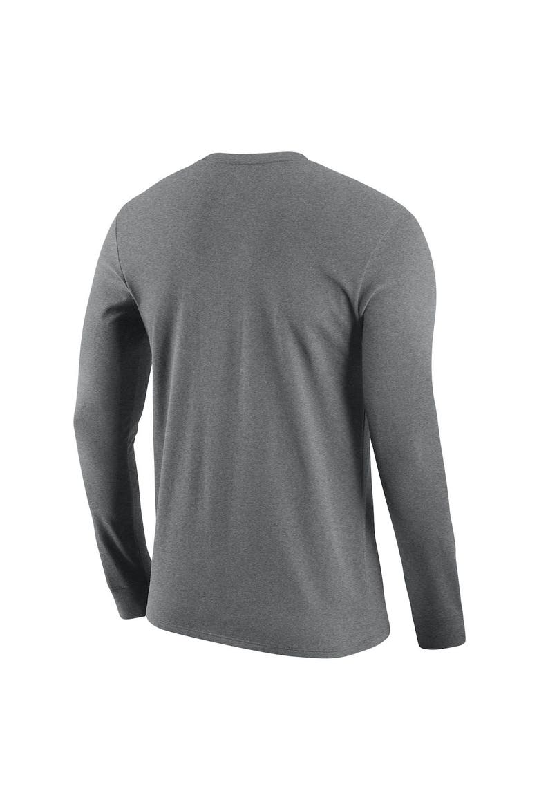 Men's Nike Gray Ohio State Buckeyes Basketball Long Sleeve T-Shirt, Alternate, color, Gray
