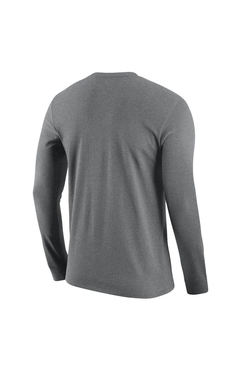 Nike Men's Nike Gray Ohio State Buckeyes Basketball Long Sleeve T-Shirt, Alternate, color,