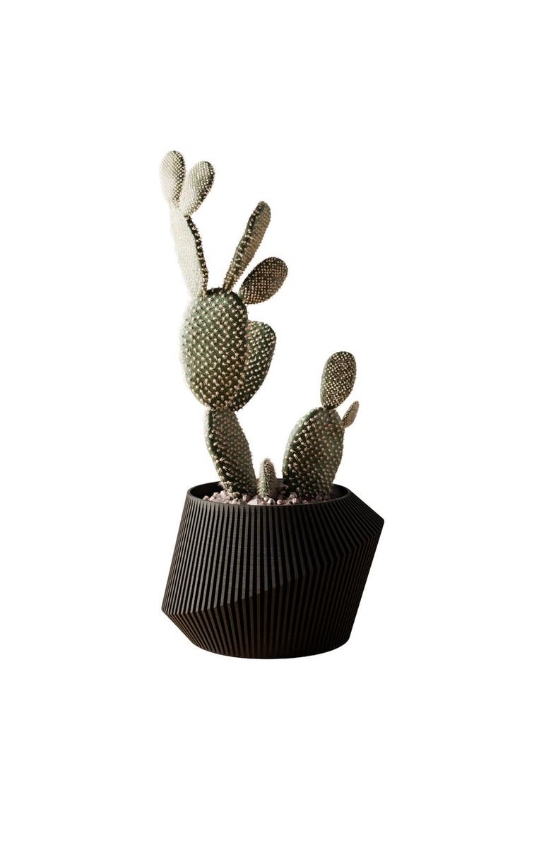 Modernized Pottery Modernized Planter, Main, color, Midnight Black - 6"