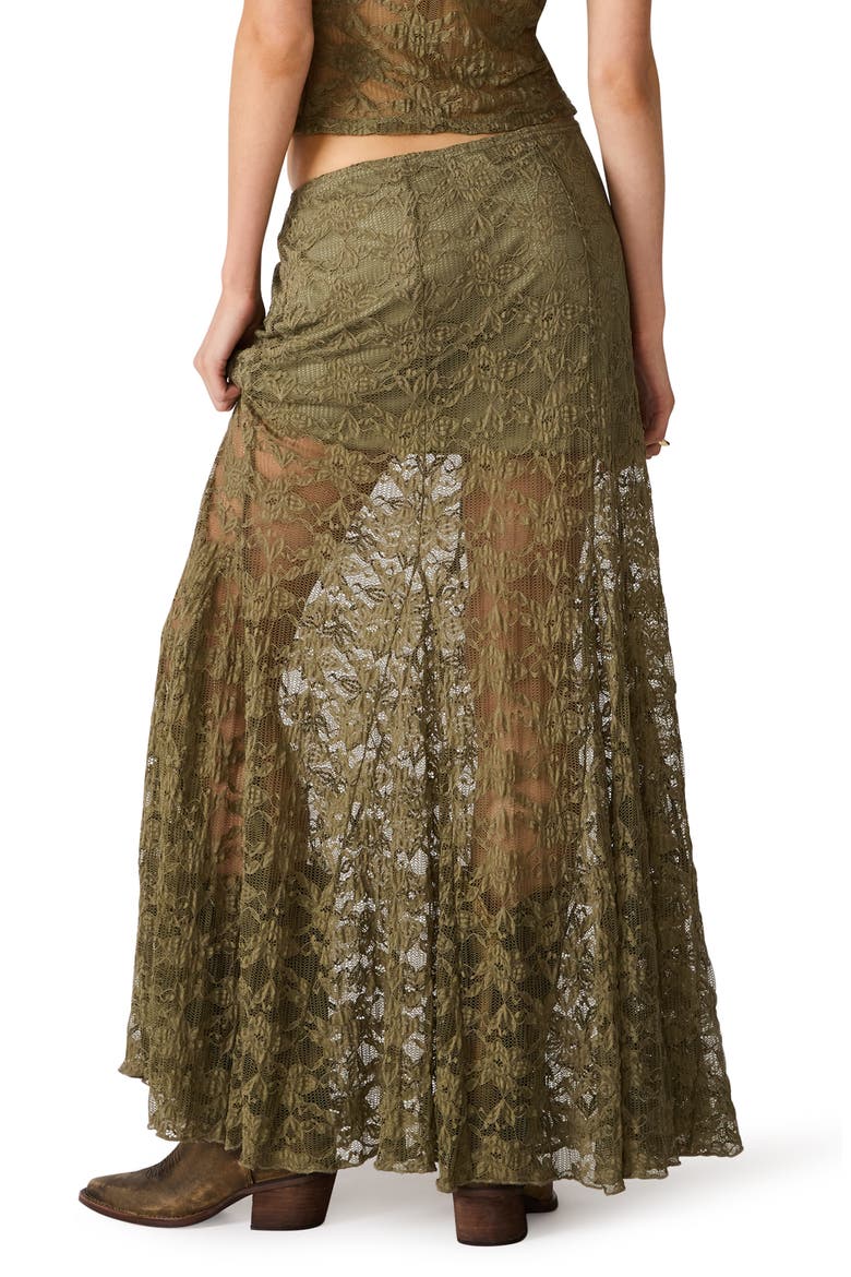 Mirabel Embroidered Lace Skirt, Alternate, color, MOUNTAIN GREEN
