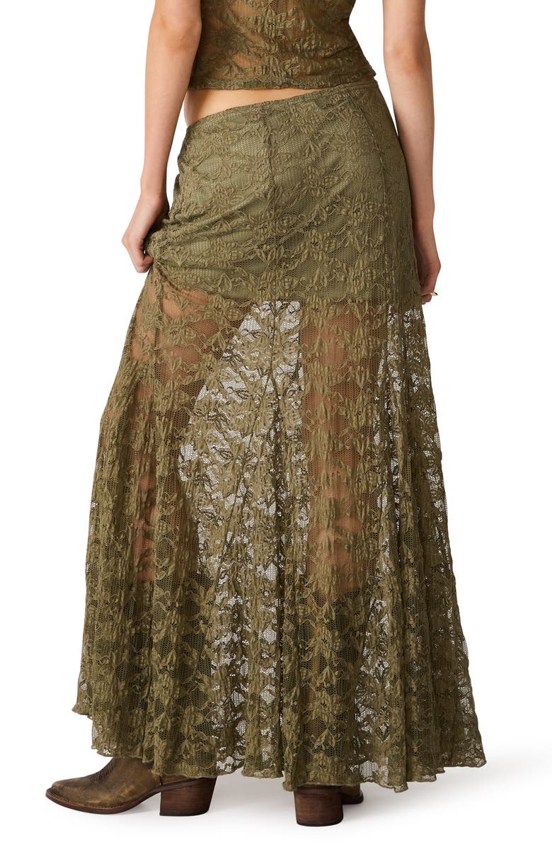 Steve Madden Mirabel Embroidered Lace Skirt, Alternate, color,