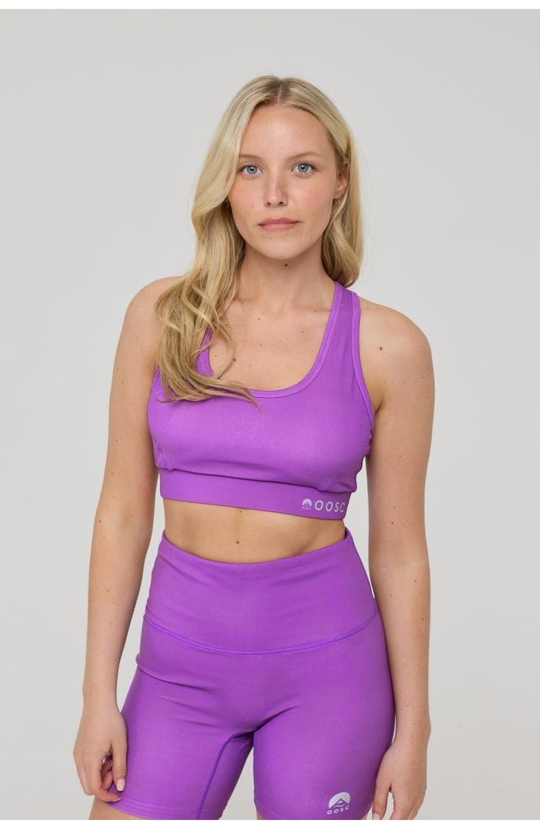 OOSC High Support Elite Crossback Sports Bra - Purple, Main, color, Purple