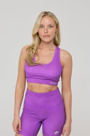 OOSC High Support Elite Crossback Sports Bra - Purple