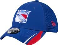 New Era Men's New Era  Blue New York Rangers Linear Featherweight 39THIRTY Flex Hat