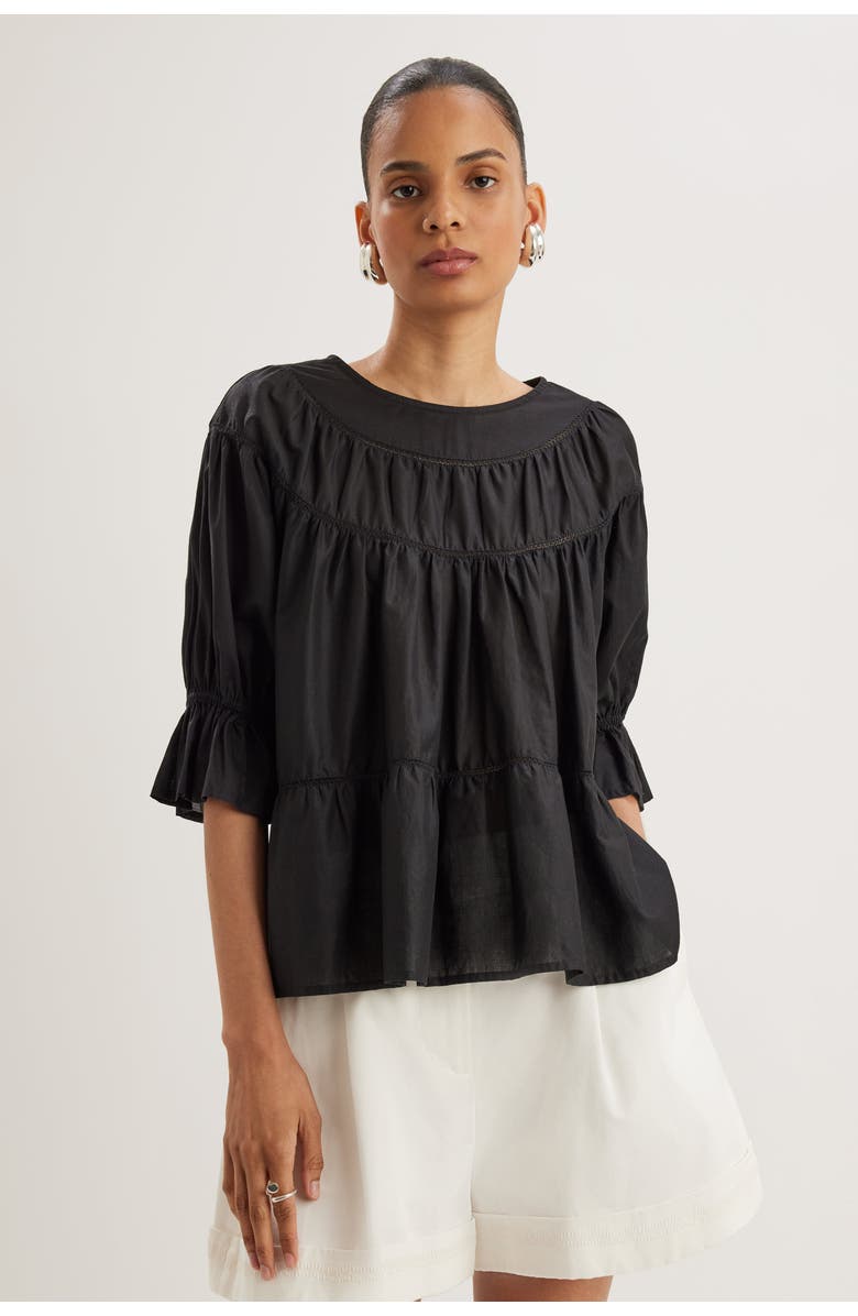 Merlette Sol Top, Alternate, color, Black