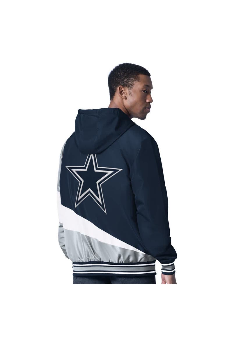 Men's G-III Sports by Carl Banks Navy/Charcoal Dallas Cowboys Dual Threat Reversable Full-Zip Hooded Jacket, Alternate, color, Navy