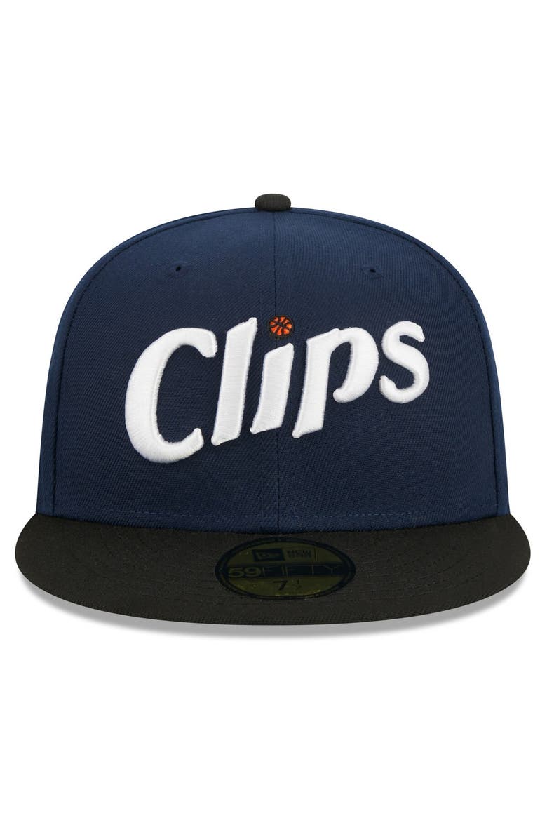 New Era Men's New Era  Blue/Black LA Clippers 2023/24 City Edition 59FIFTY Fitted Hat, Alternate, color, 