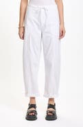 DAZE Villa Embroidered Cuffed Drawstring Pants