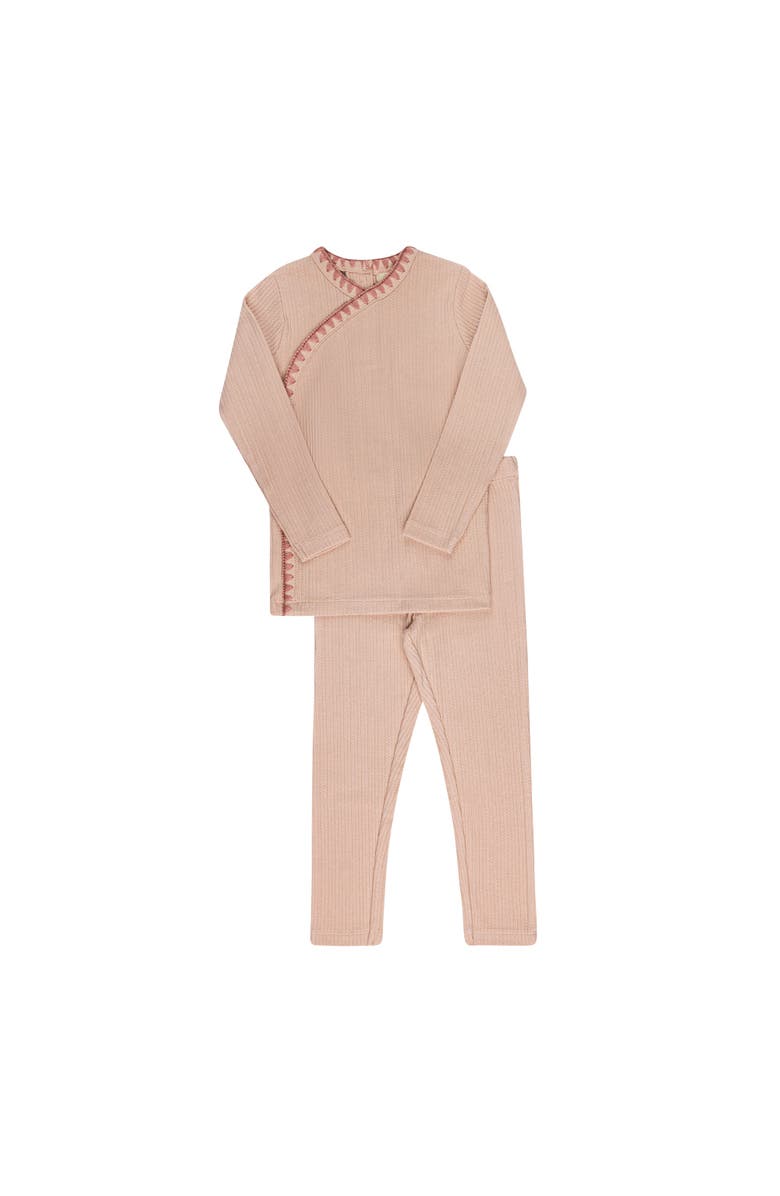 Ely's & Co. Whip Stitch Collection - Lounge Set, Main, color, Pink