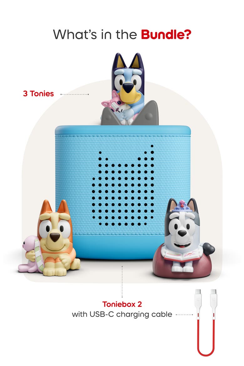 Bluey Toniebox Bundle, Alternate, color, MULTICOLOR