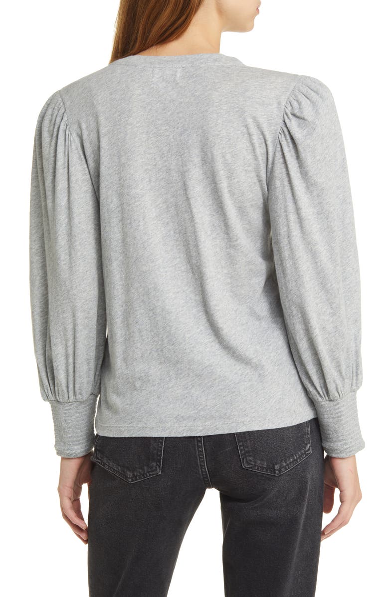 Nation LTD Loren Smocked Peasant T-Shirt, Alternate, color, 