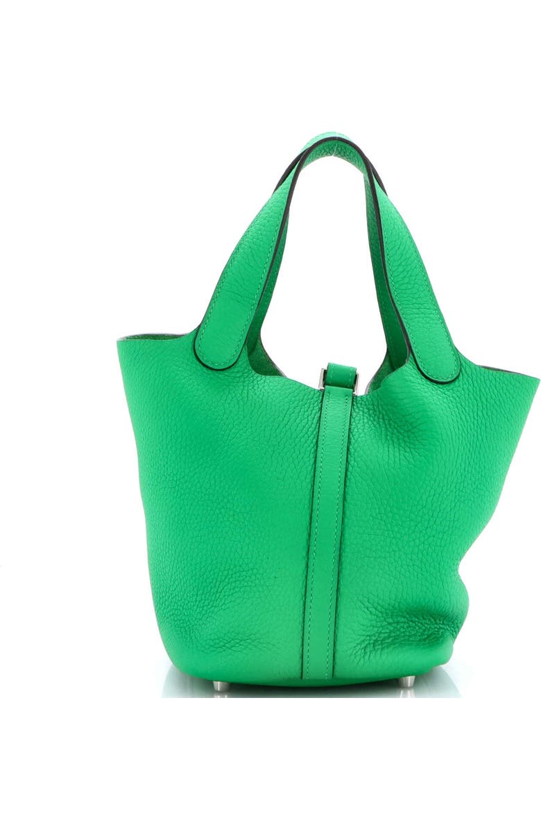 Pre-Owned Hermes Picotin Lock Bag Clemence PM, Alternate, color, Green