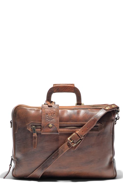 Will Leather Goods The Continental Leather Briefcase In Brown