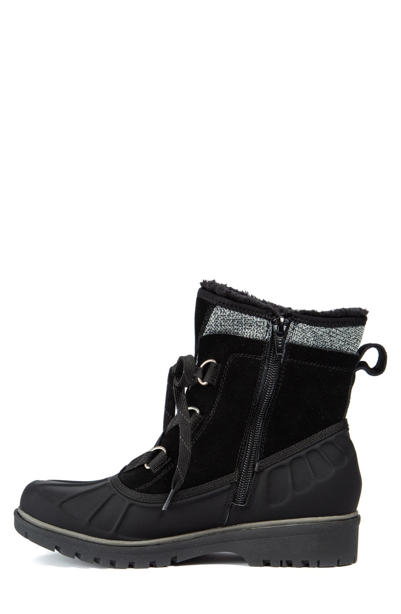 BARETRAPS Springer Faux Shearling Lined Waterproof Cold Weather Boot, Alternate, color, Black