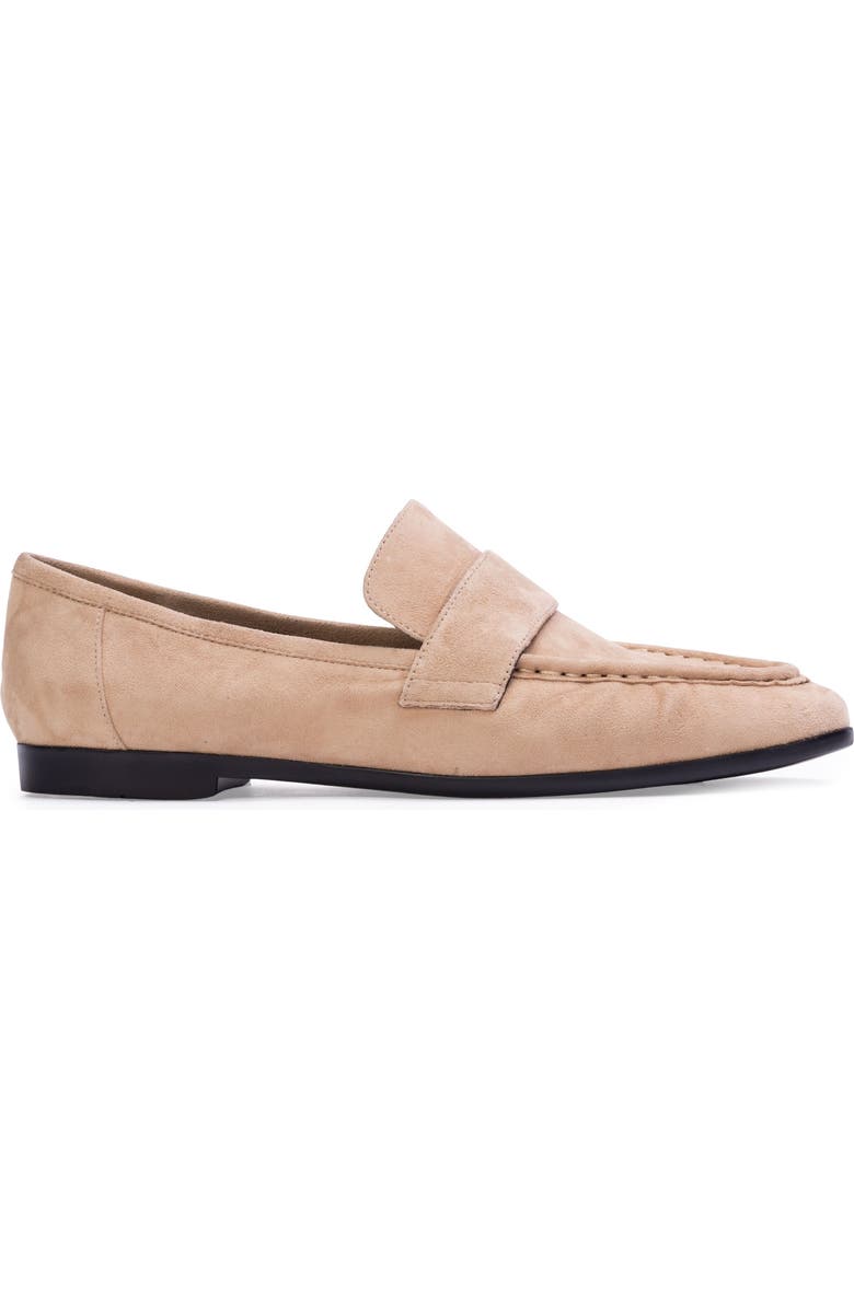BLACK SUEDE STUDIO Arrow Suede Loafer, Main, color, Taupe Suede