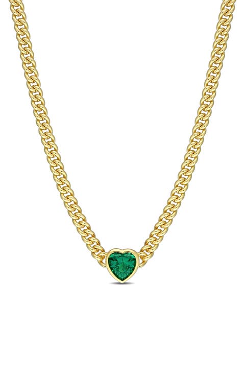 Heart-Cut Cubic Zirconia Necklace