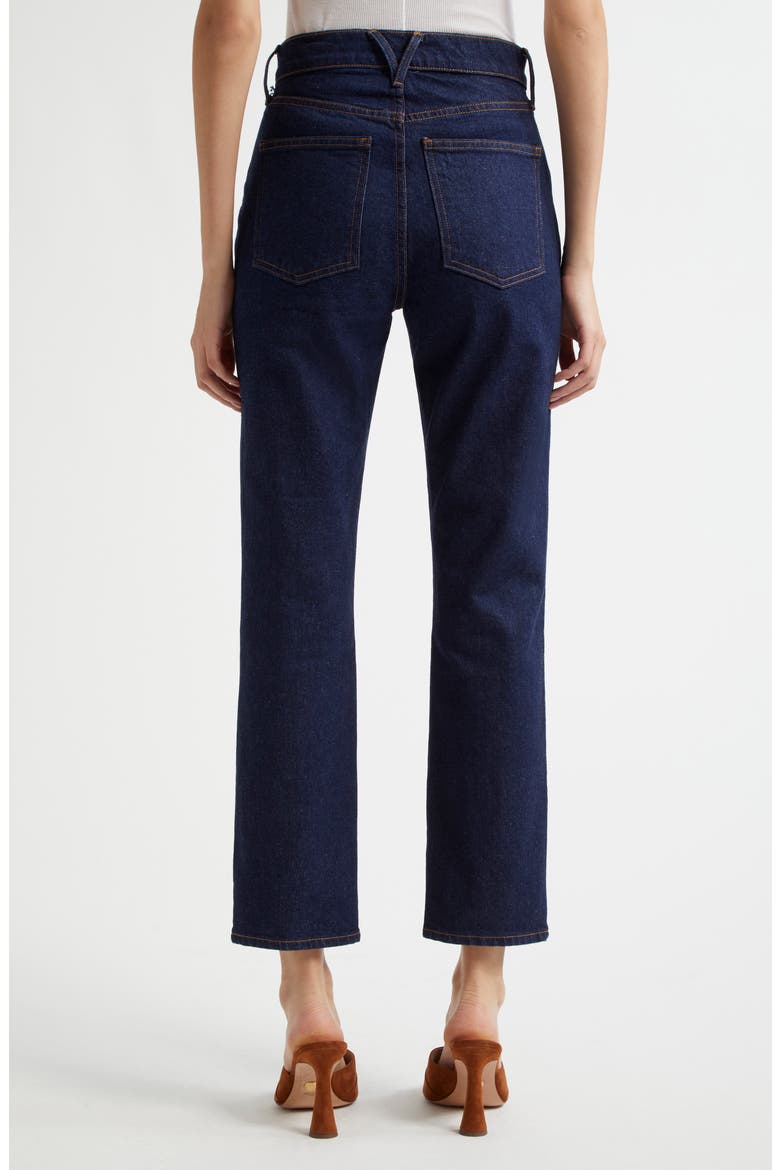 Alenah High Waist Slim Straight Leg Jeans, Alternate, color, INDIGO RINSE