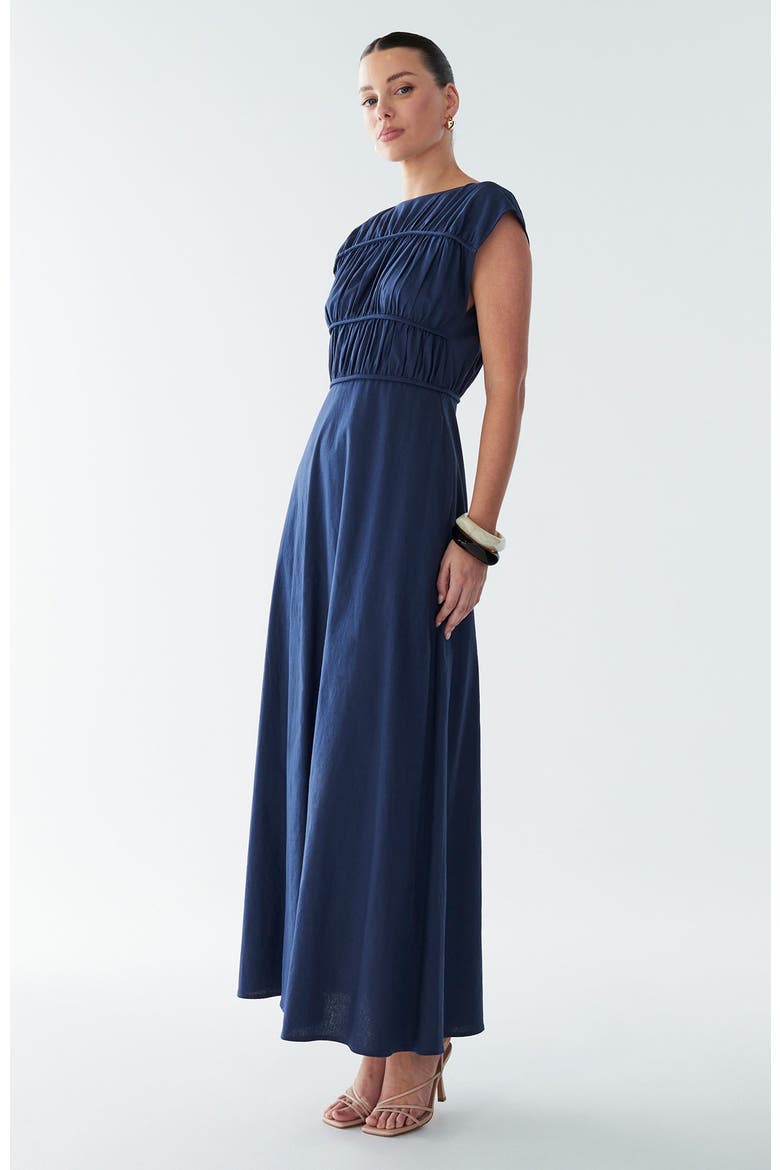Eden Maxi Dress, Alternate, color, Navy Blue