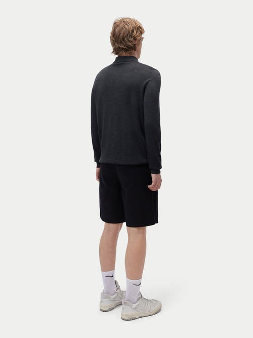 Gobi Mongolian Cashmere Cashmere Silk Polo In Gray
