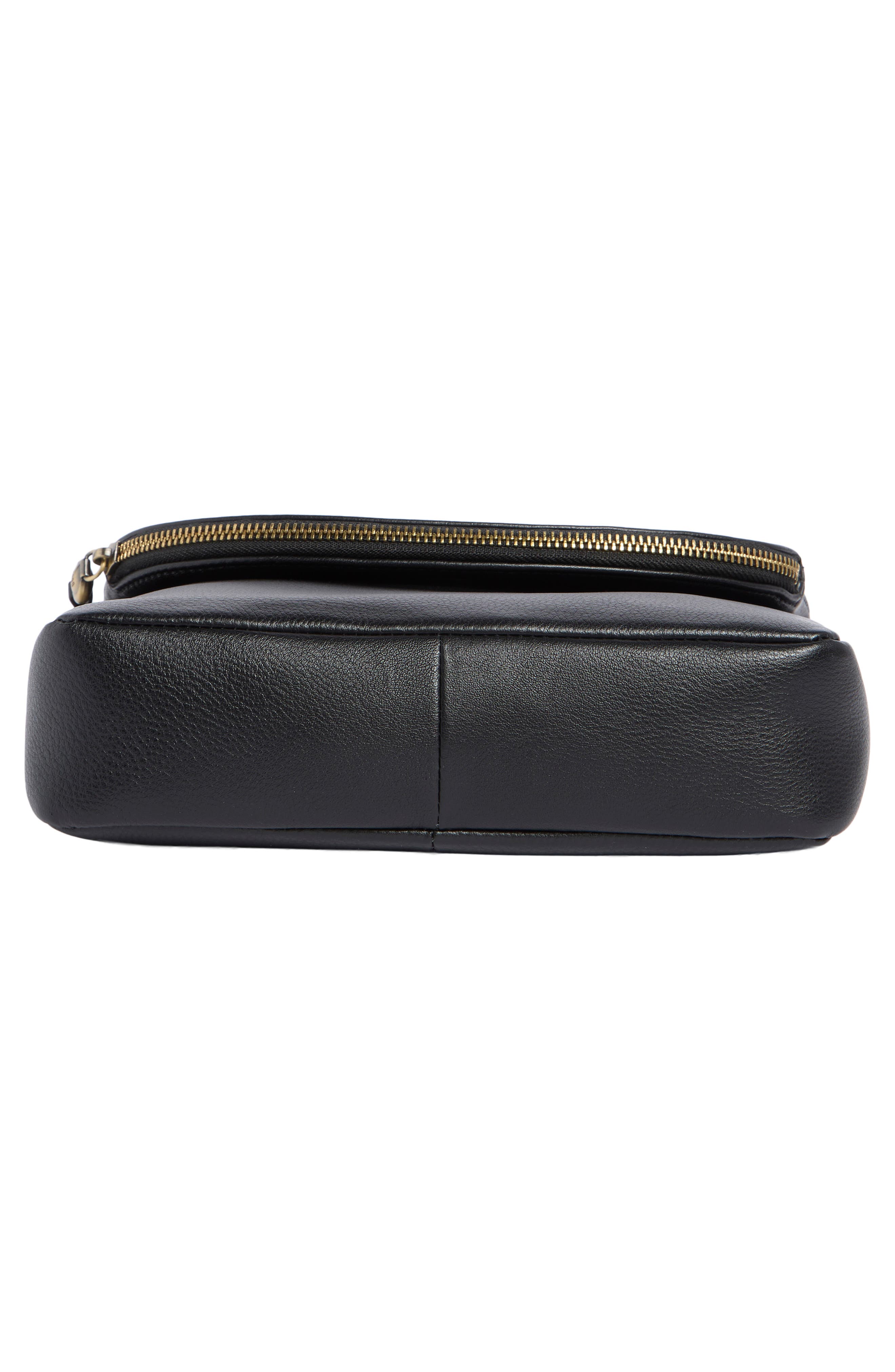 HOBO Fern Messenger Crossbody Bag, Alternate, color, Black