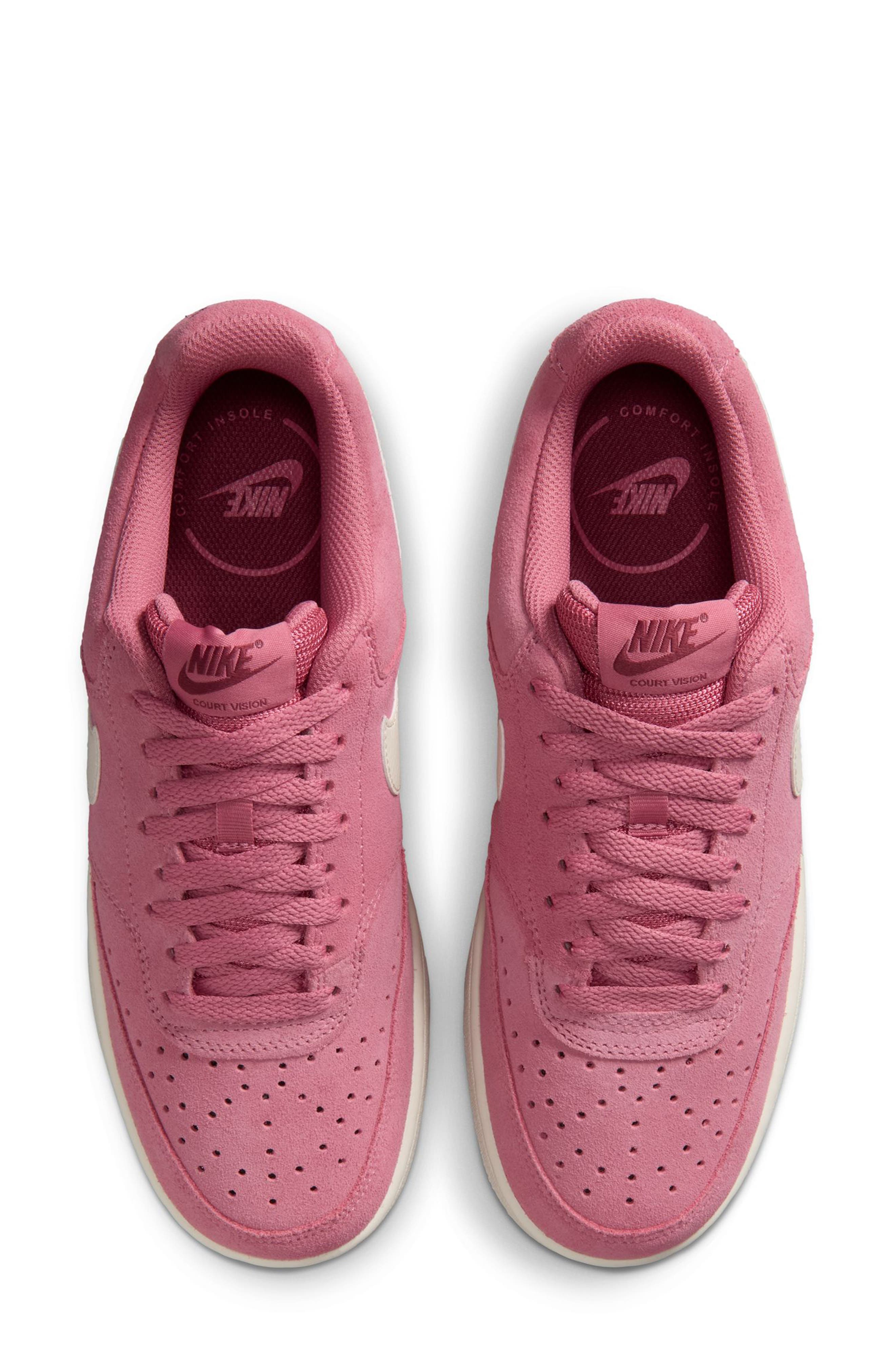 Court Vision Low Sneaker, Alternate, color, PEONY/ SAIL-PINK SMOKE