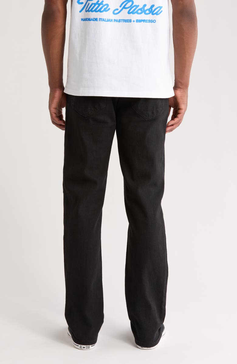 SANTO STUDIO Roma Regular Straight Leg Jeans, Alternate, color, Black
