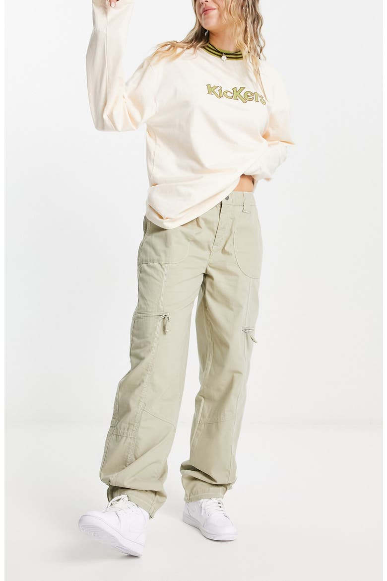 Pull-On Cargo Trousers, Main, color, KHAKI