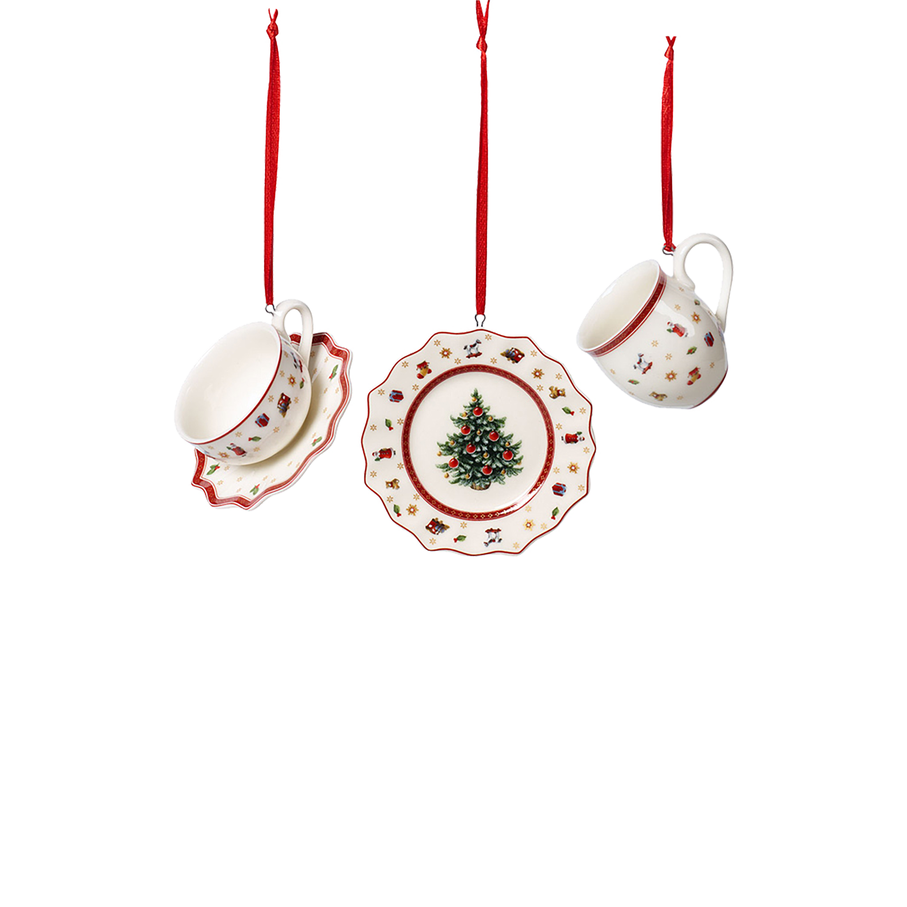 Villeroy & Boch Toys Delight Decoration Ornaments Tableware Set of 3 ...