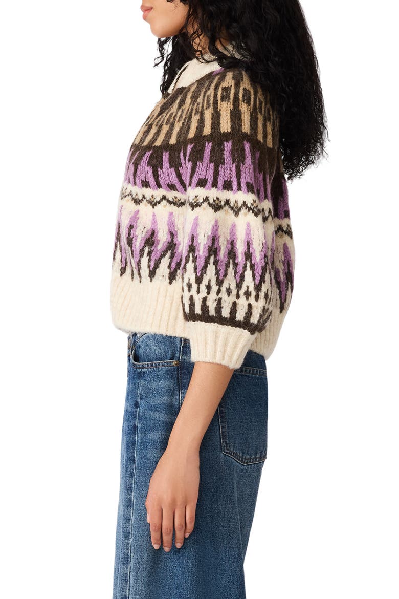Adley Fair Isle Cardigan, Alternate, color, MULTI